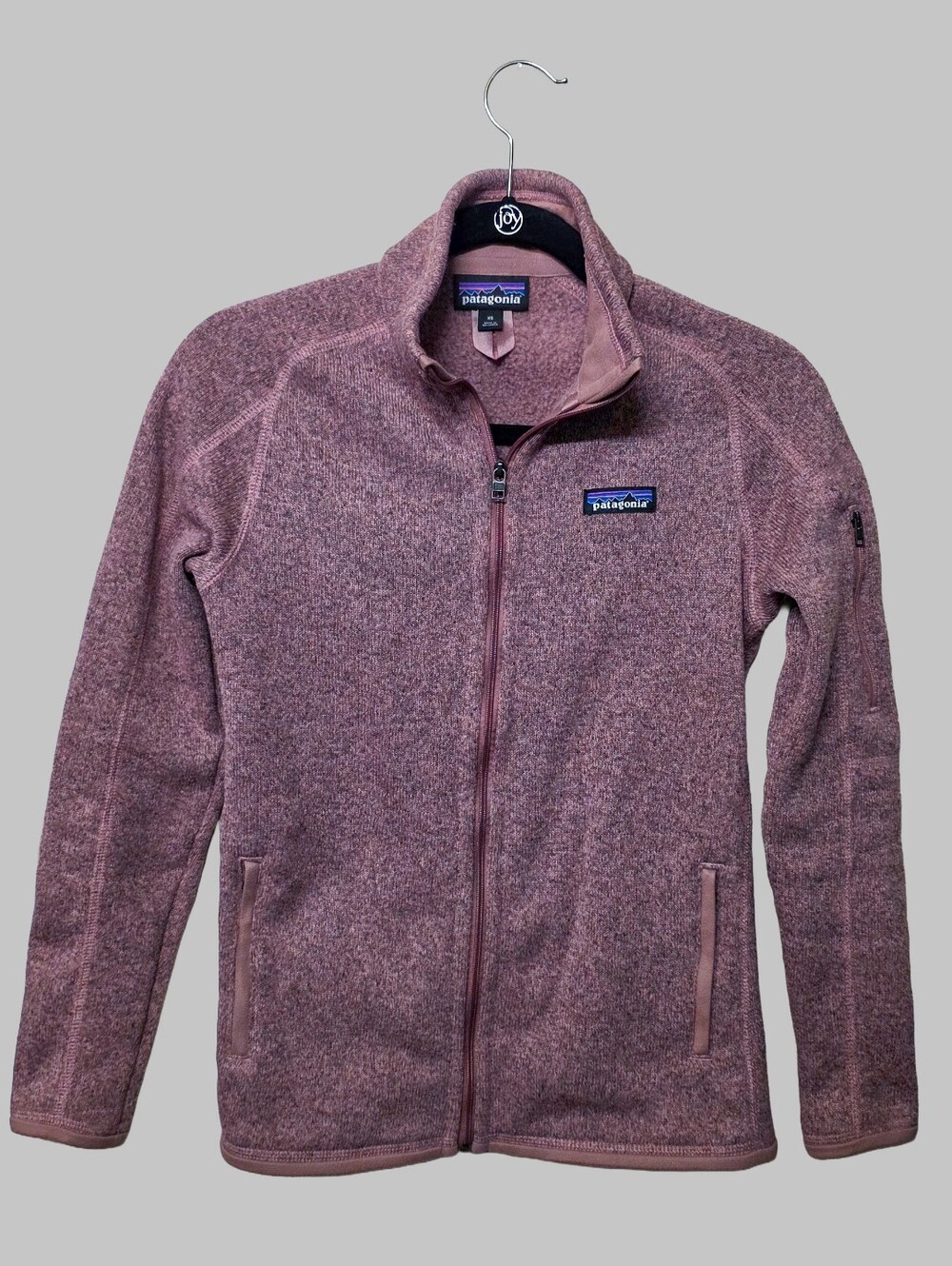 NWOT Patagonia Better Sweatee Full-Zip Fleece Jacket — Dusty Rose
